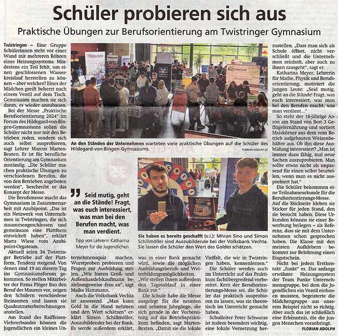 Quelle: Kreiszeitung, 23. August 2024