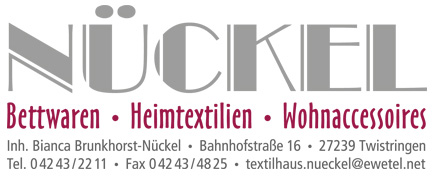 Textilhaus Nückel Inh.Bianca Brunkhorst-Nückel Textilhaus Nückel Inh.Bianca Brunkhorst-Nückel